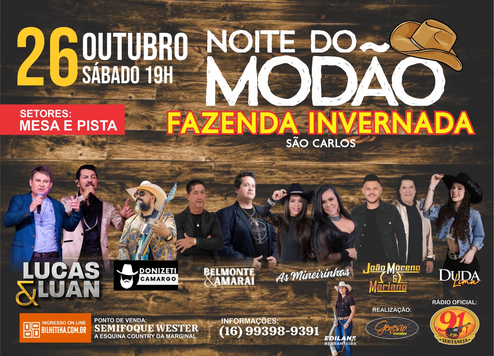 NOITE DO MODÃO - FAZENDA INVERNADA