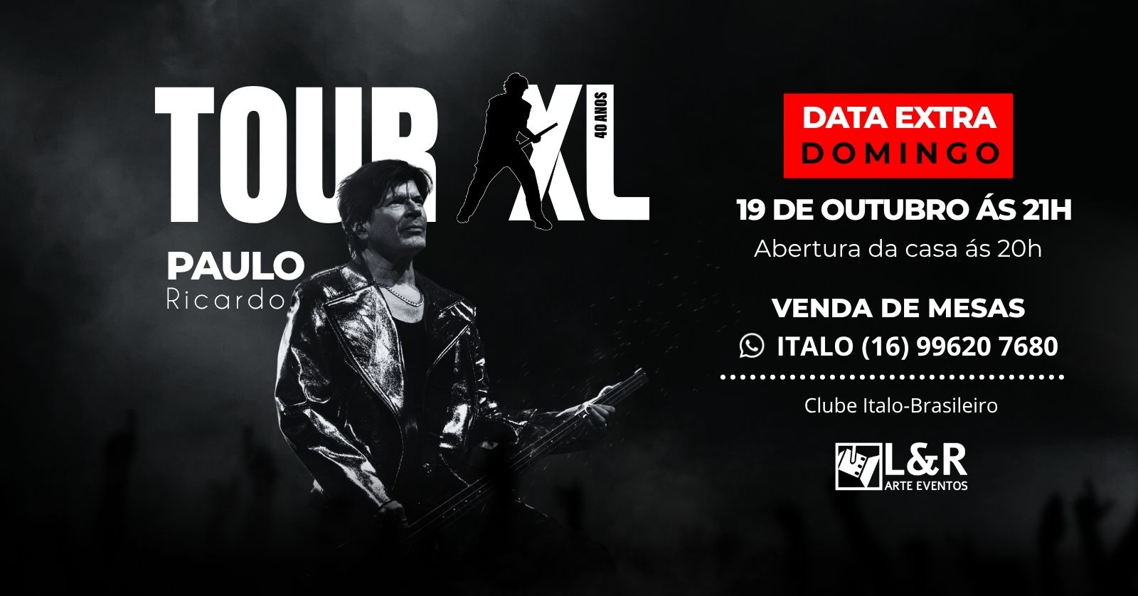 TOUR PAULO RICARDO XL- DOMINGO