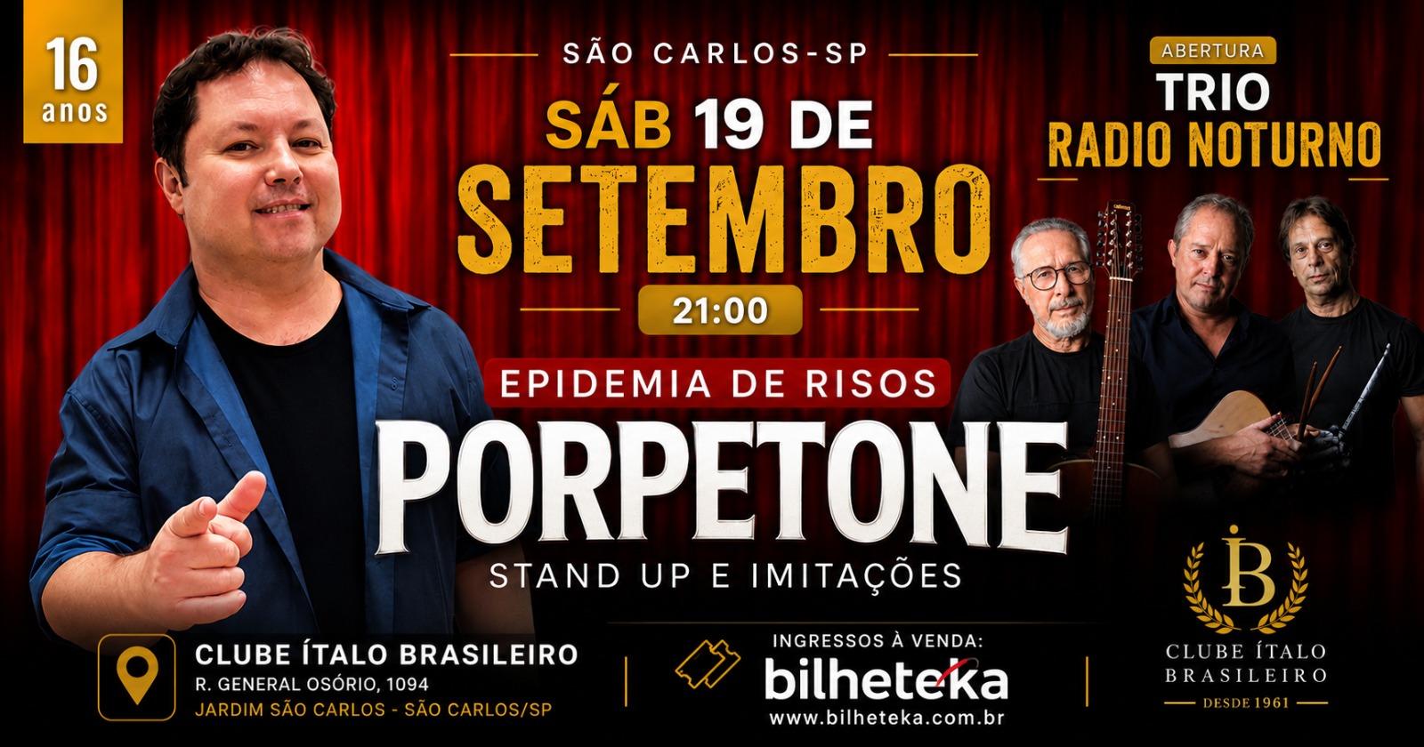 Porpetone - Epidemia de Risos | Stand Up e Imitações